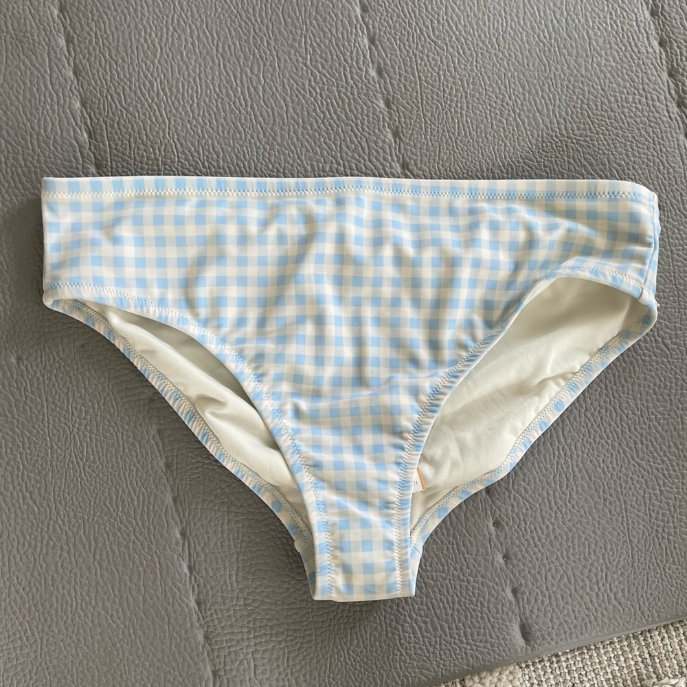 NWT Bikini Bottom plaid blue size 16W/18W